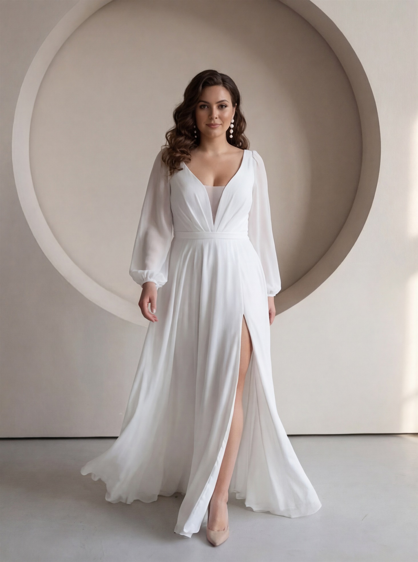 Свадебное платье Дженни шифон