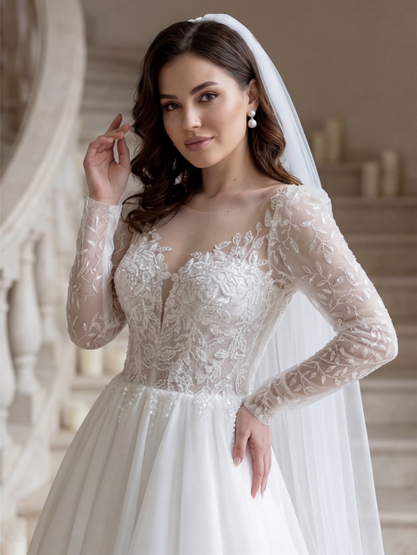 Свадебное платье Нелли органза