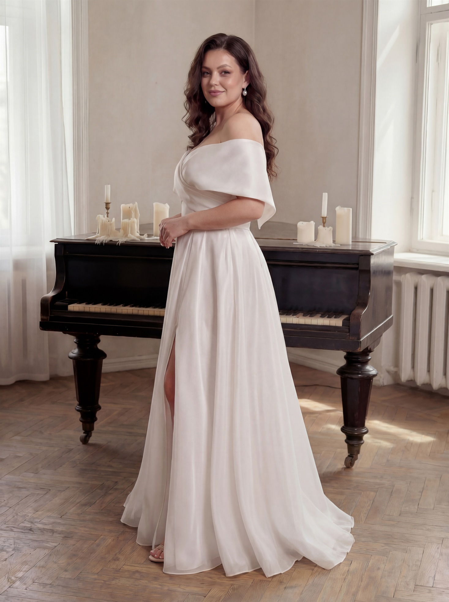 Свадебное платье Аваланж органза