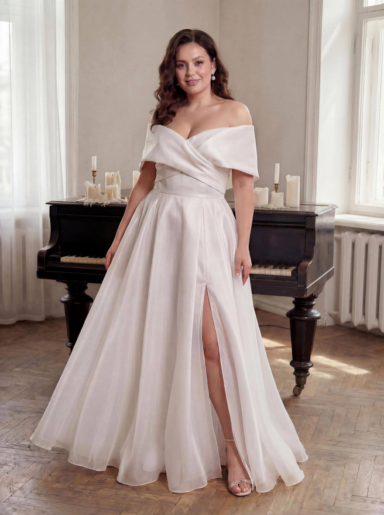 Свадебное платье Аваланж органза