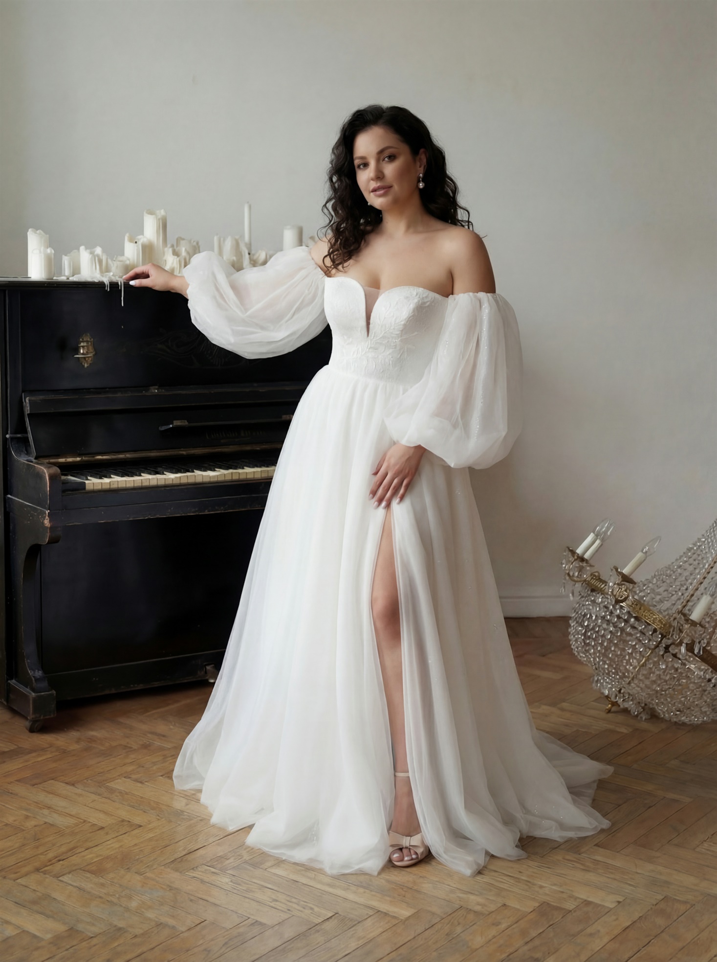 Свадебное платье Азалия декор