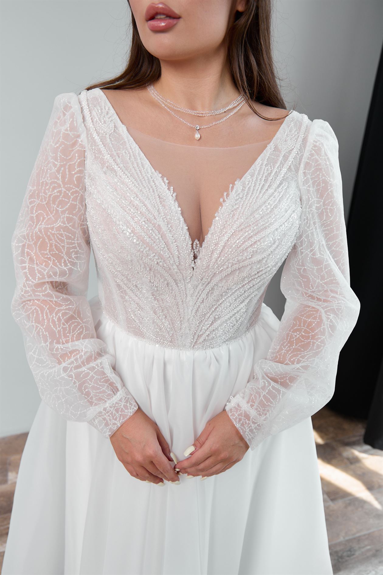 Свадебное платье Ксения органза