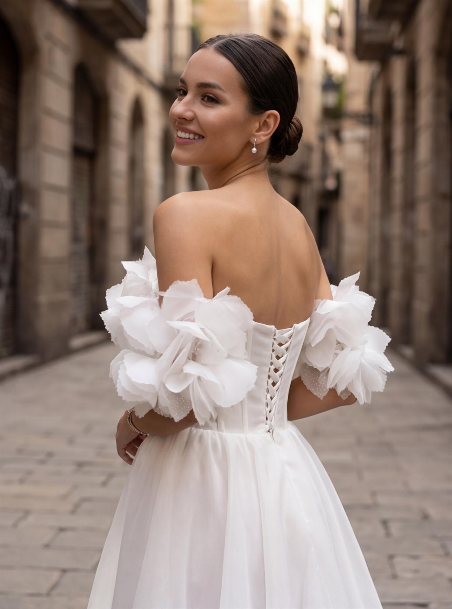 Свадебное платье Айс органза