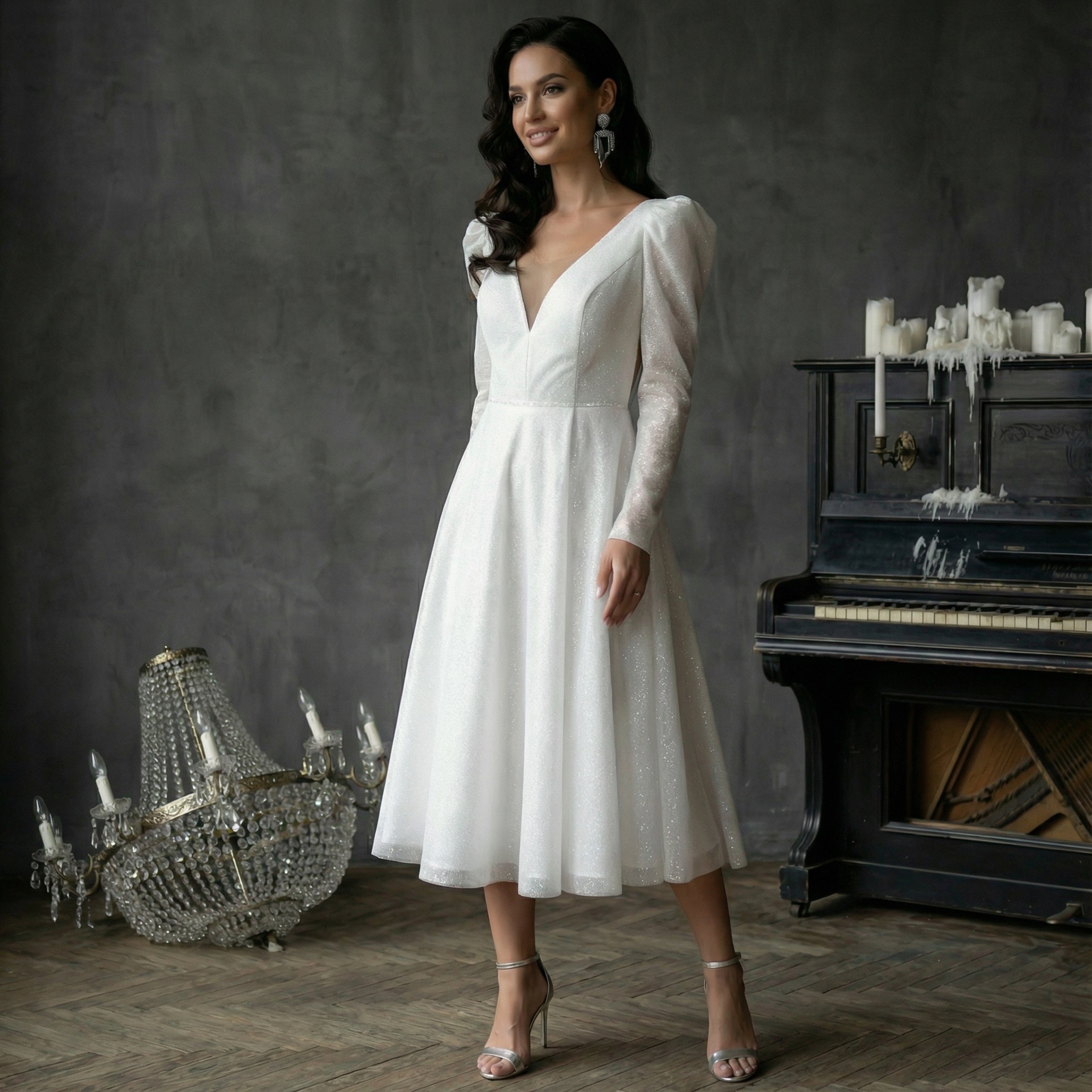 Свадебное платье Молли миди