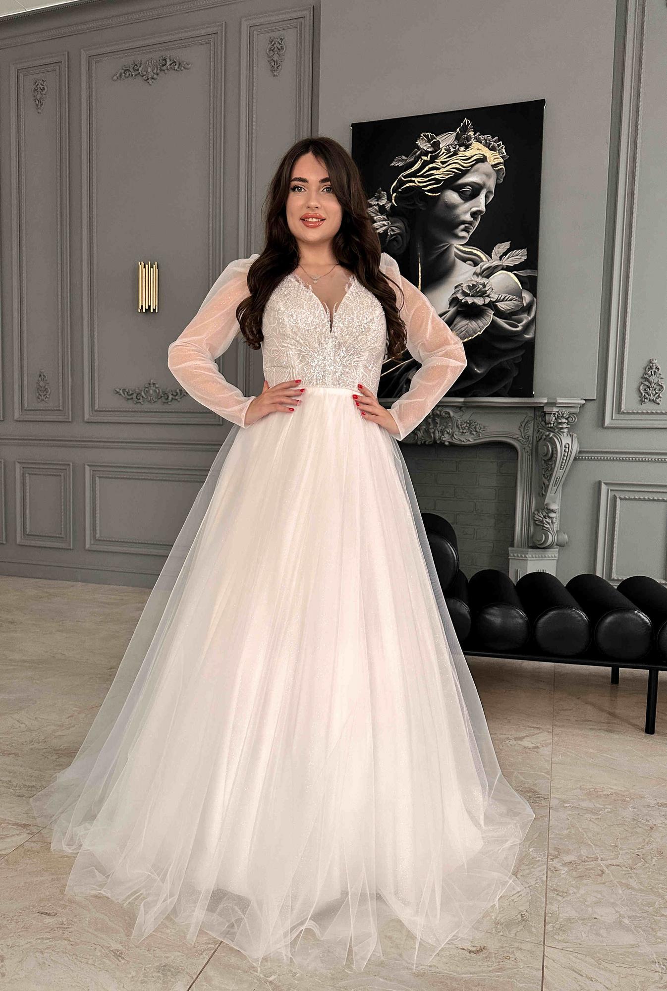 Свадебное платье Хейла фатин