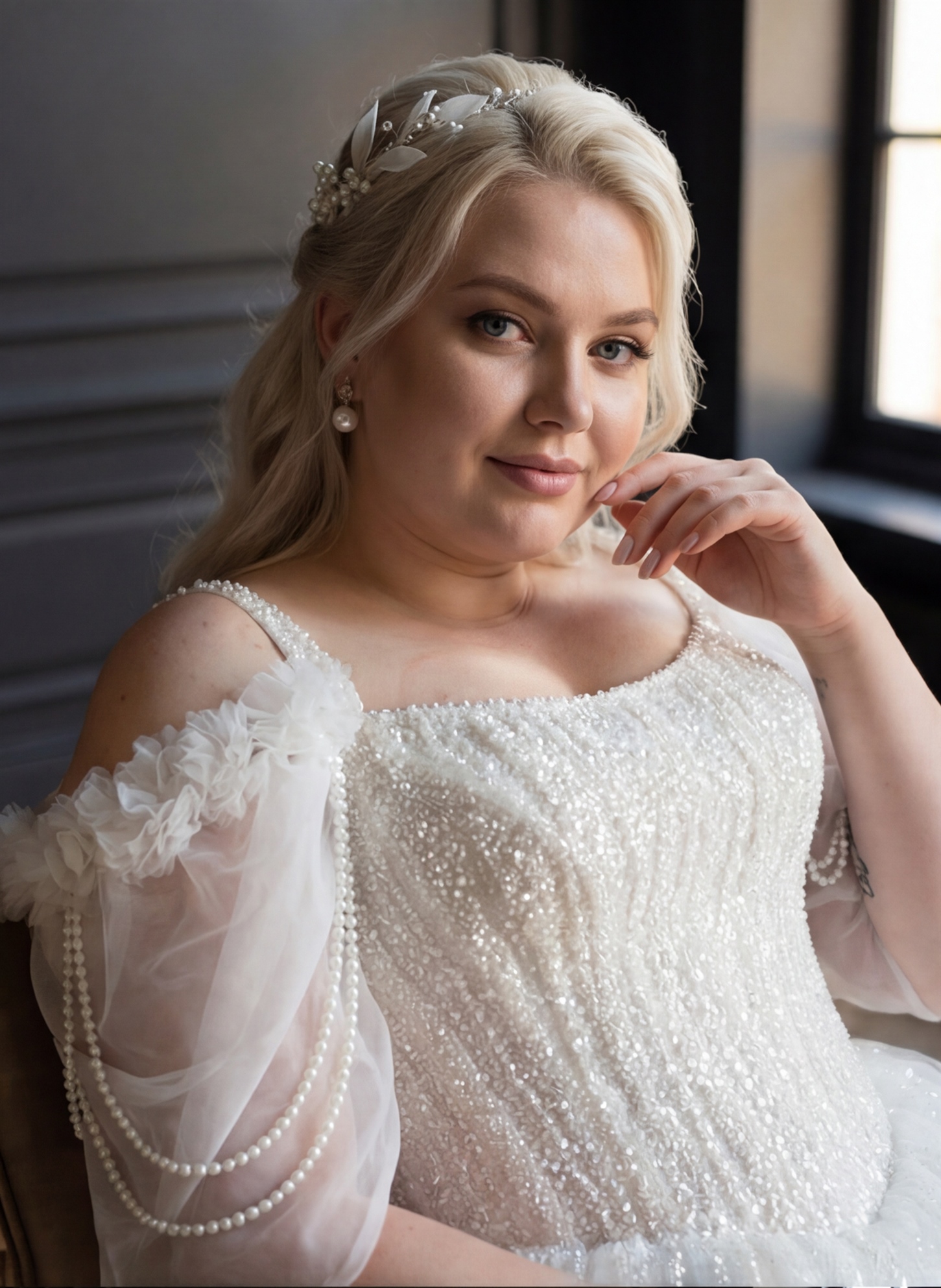 Свадебное платье Рафаэлла Сайз плюс