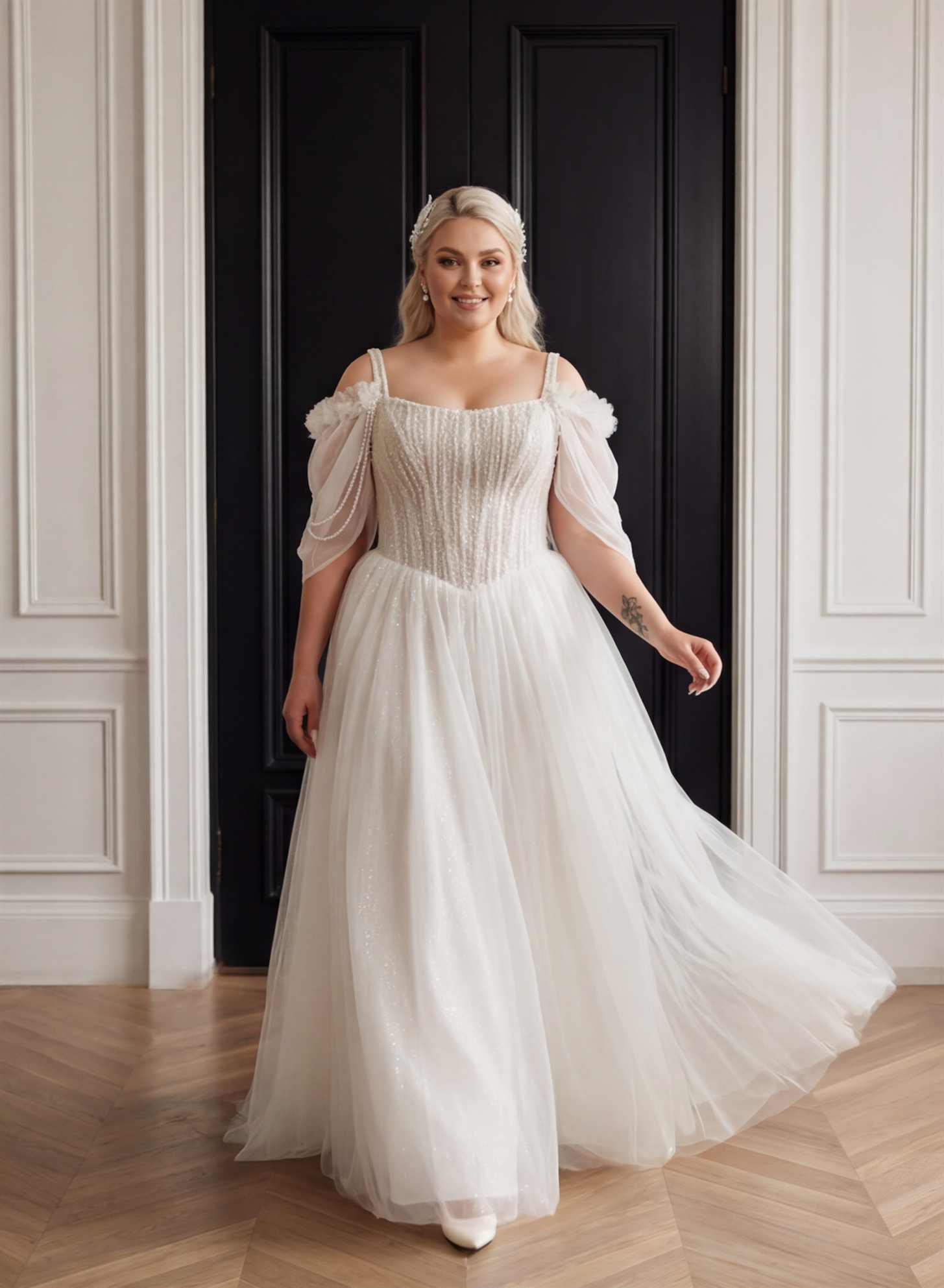 Свадебное платье Рафаэлла Сайз плюс