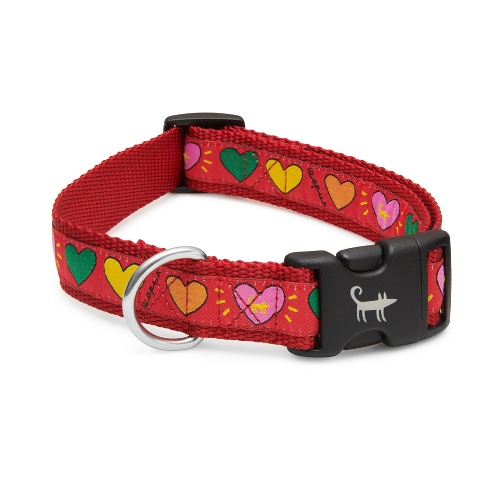 Ошейник для собаки СЕРДЕЧКИ