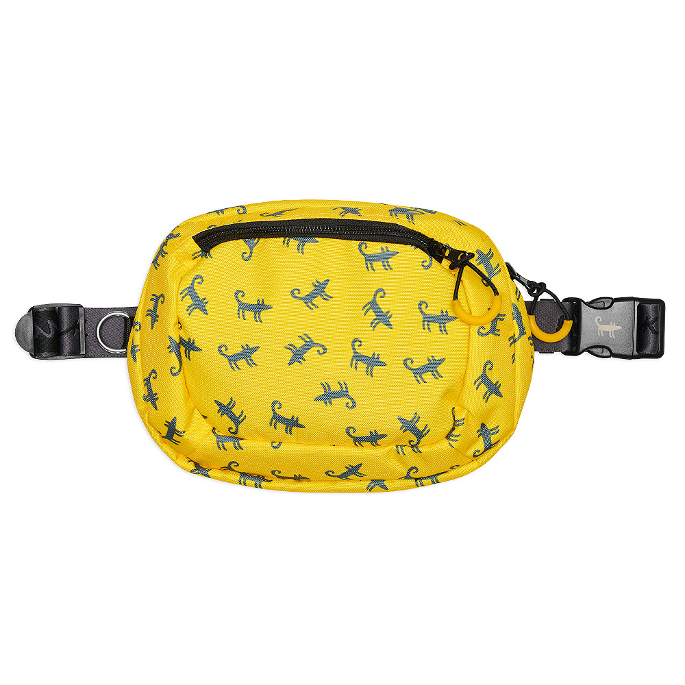 Поясная сумка для лакомств ШАРИК (жёлтая)