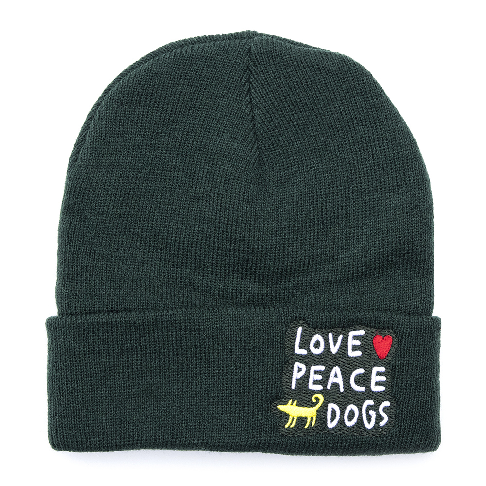 Шапка LOVE PEACE DOGS