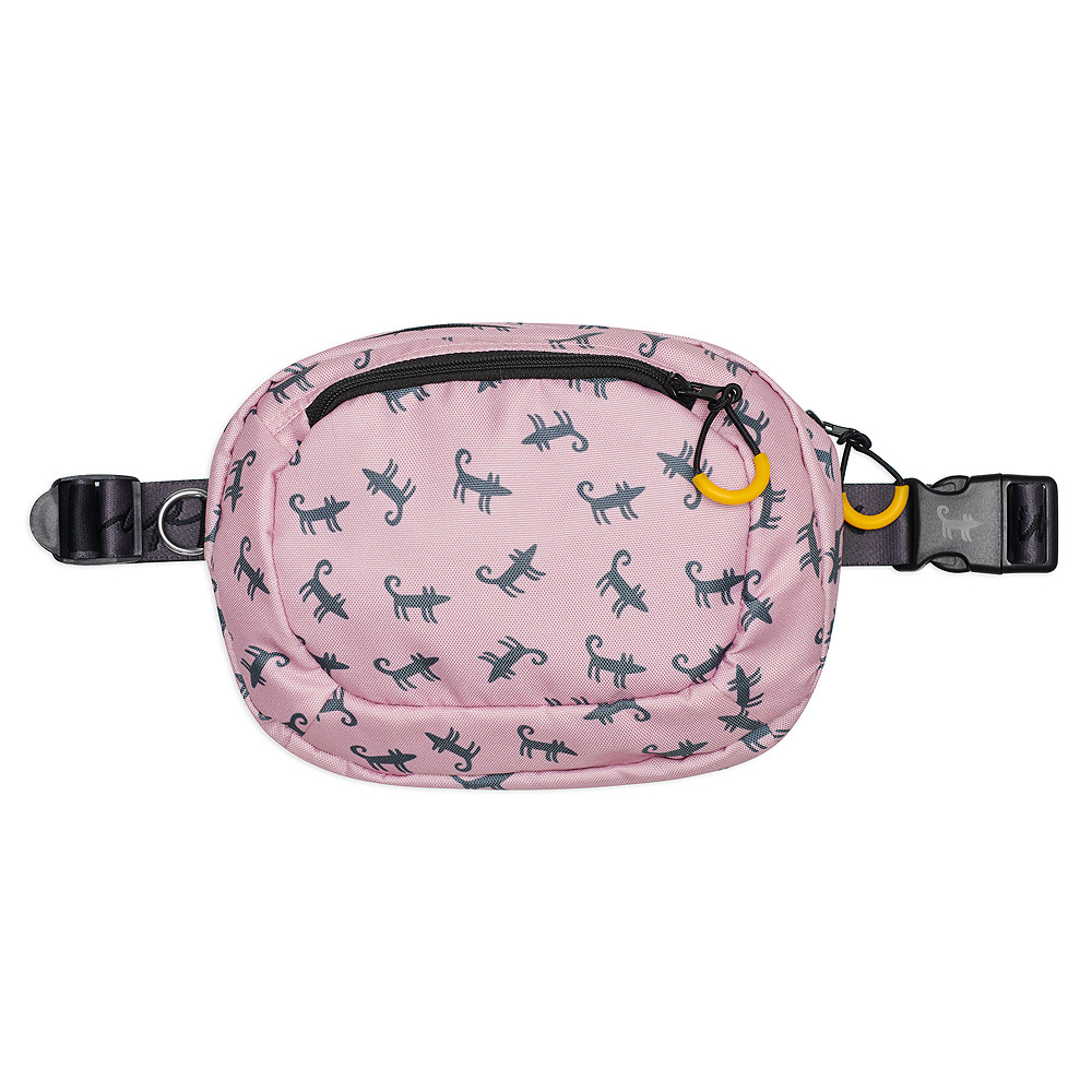 Поясная сумка для лакомств ШАРИК (розовая)