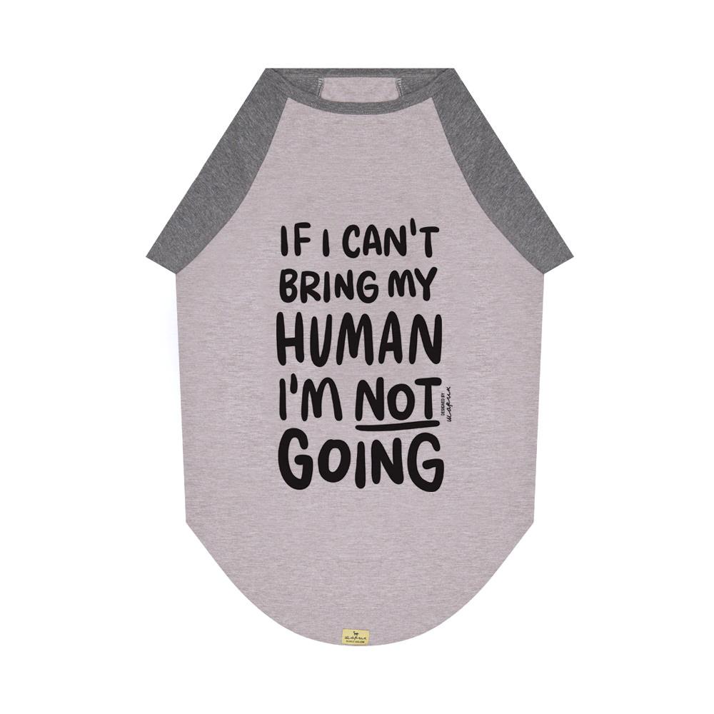 Футболка для собаки НЕ ПОЙДУ БЕЗ СВОЕГО ЧЕЛОВЕКА