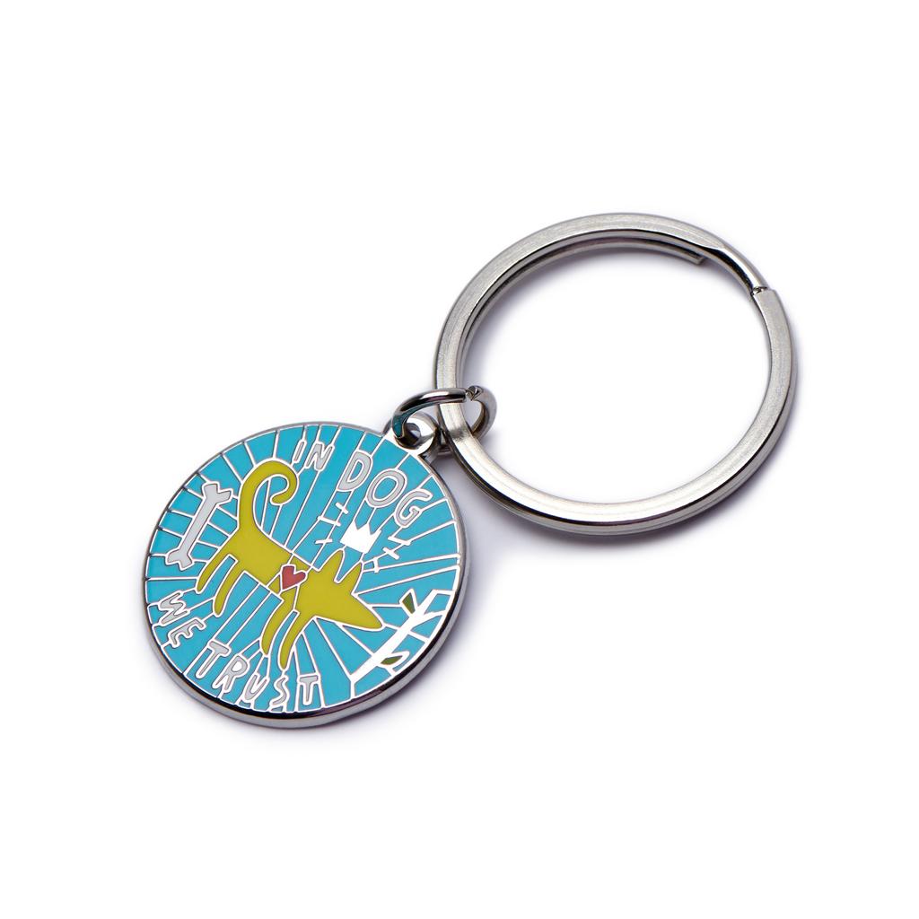 Брелок/подвеска на шею ВЕРИМ В СОБАК