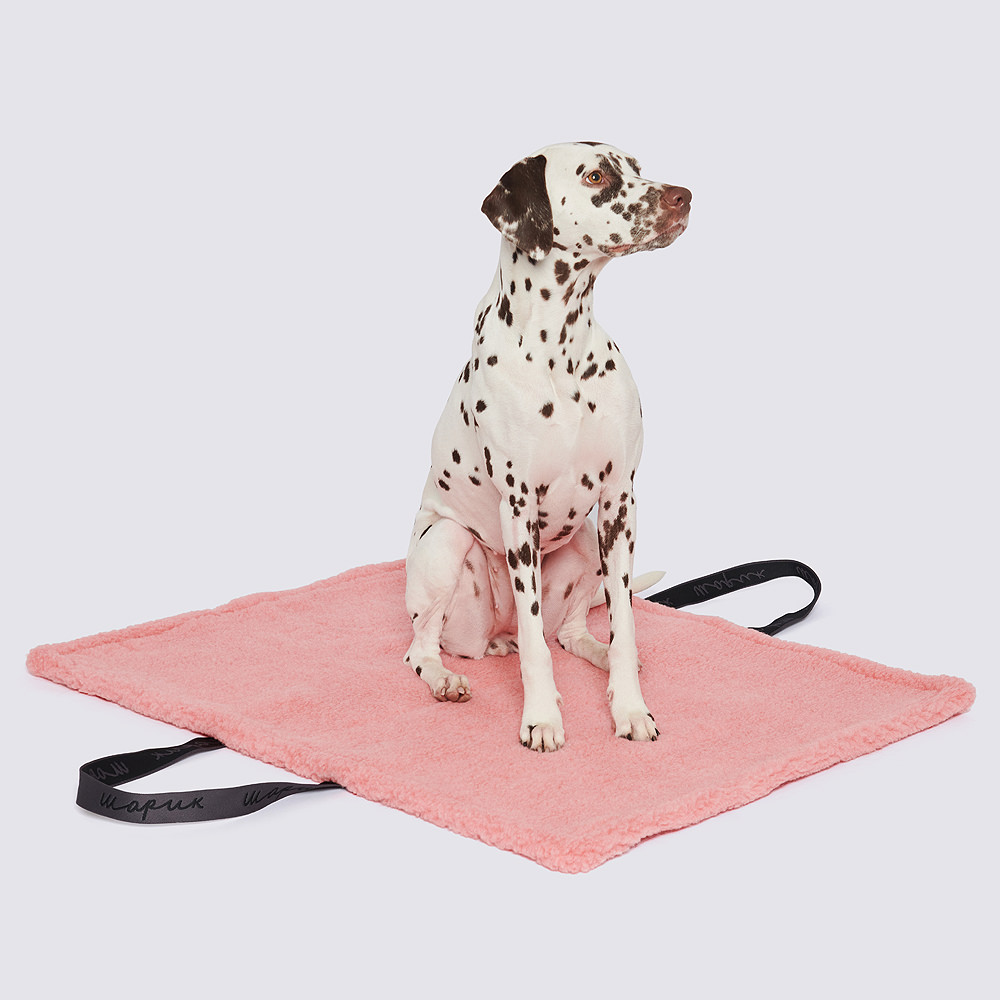 Тёплый переносной лежак САХАРНАЯ ВАТА