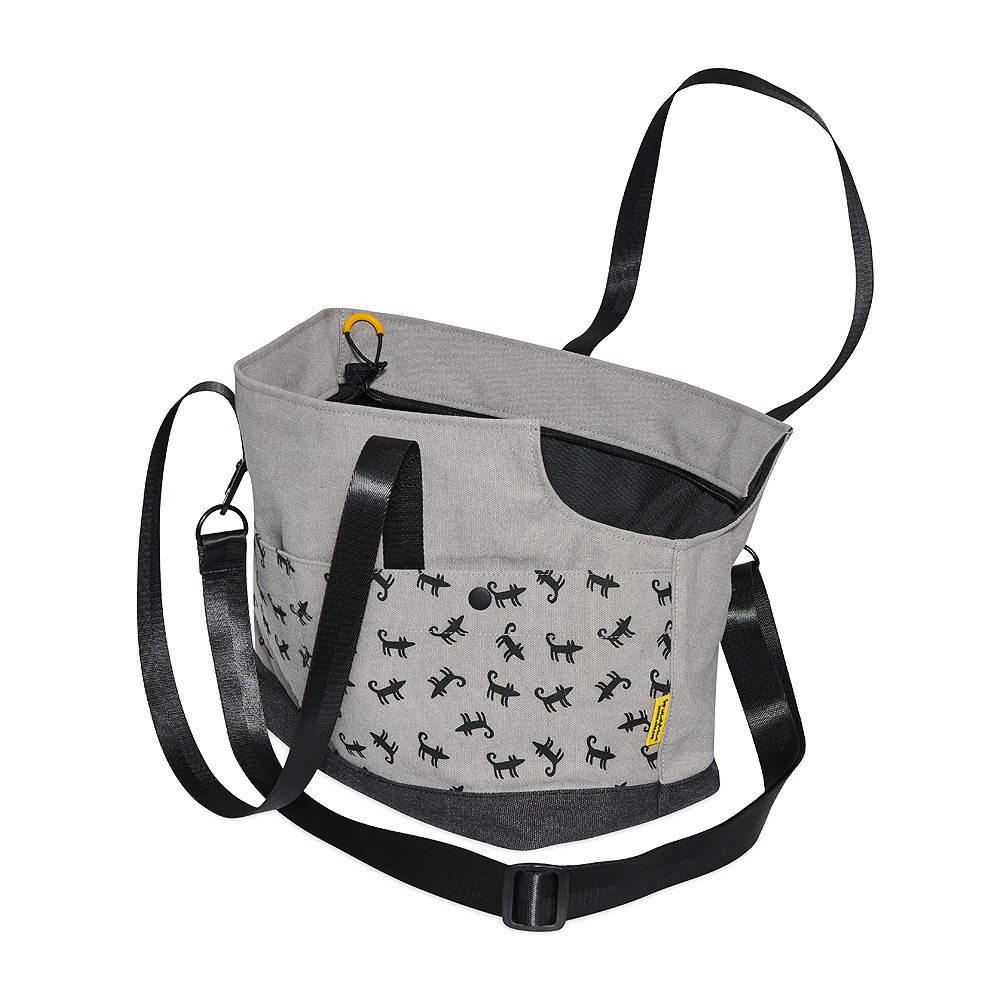 Сумка-переноска ШАРИК (светло-серая)