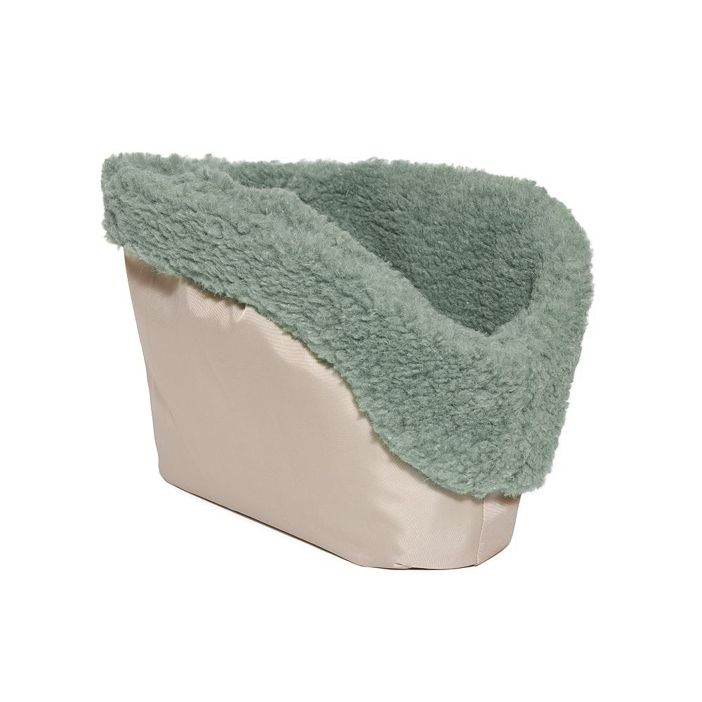 Тёплый вкладыш в переноску КРОКС (зелёный)