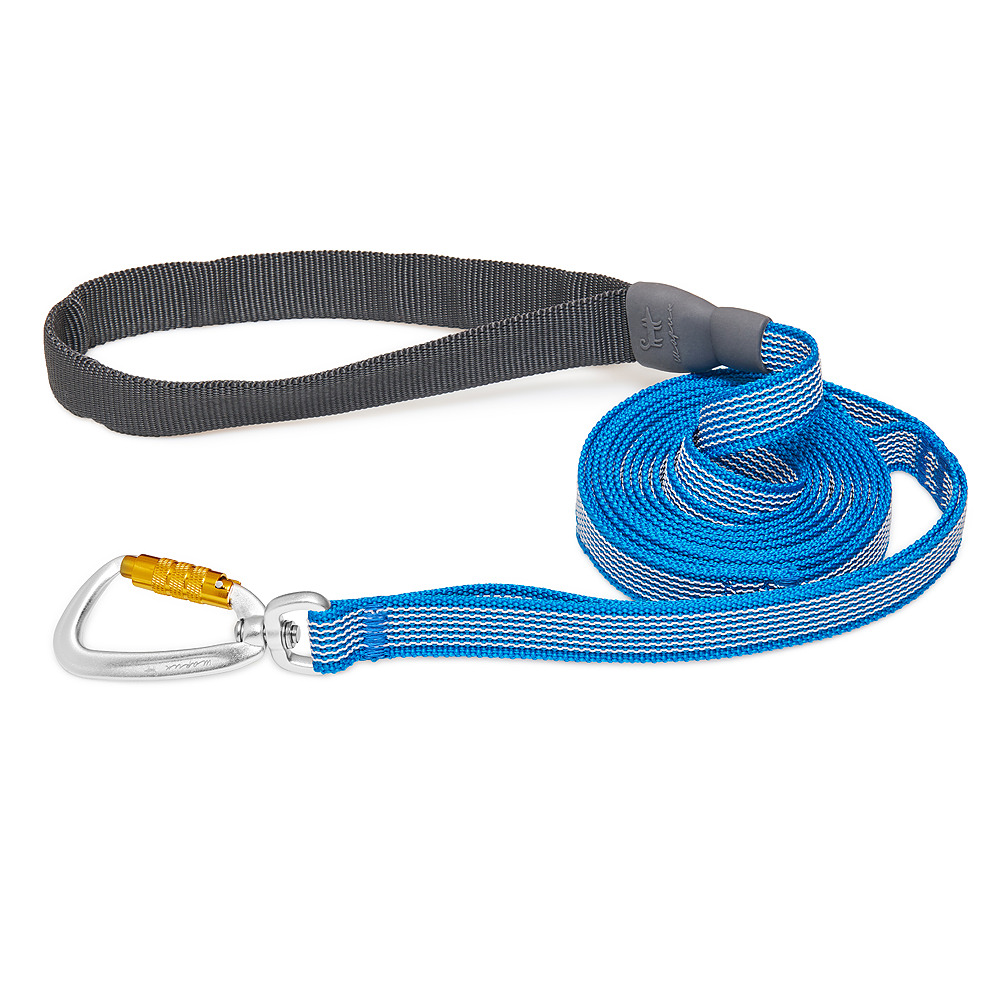 Поводок прорезиненный ГОЛУБОЙ