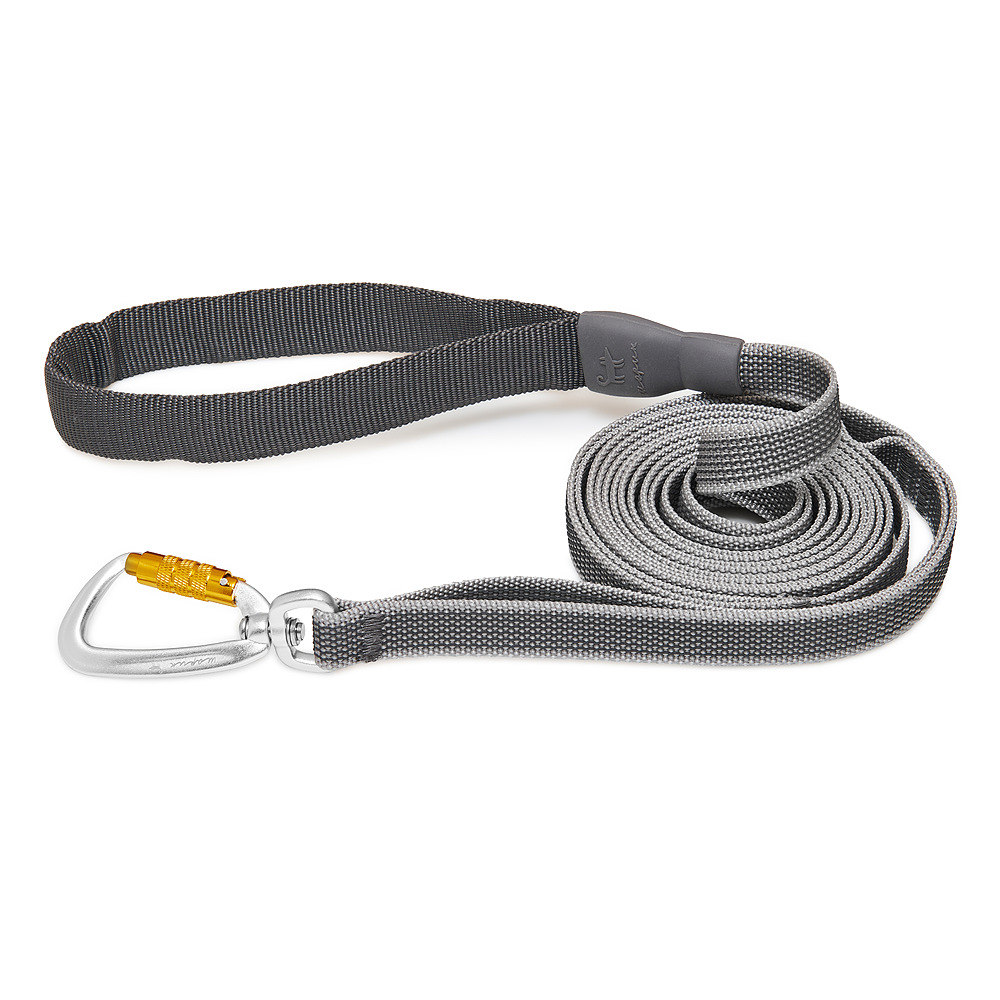 Поводок прорезиненный СЕРЫЙ