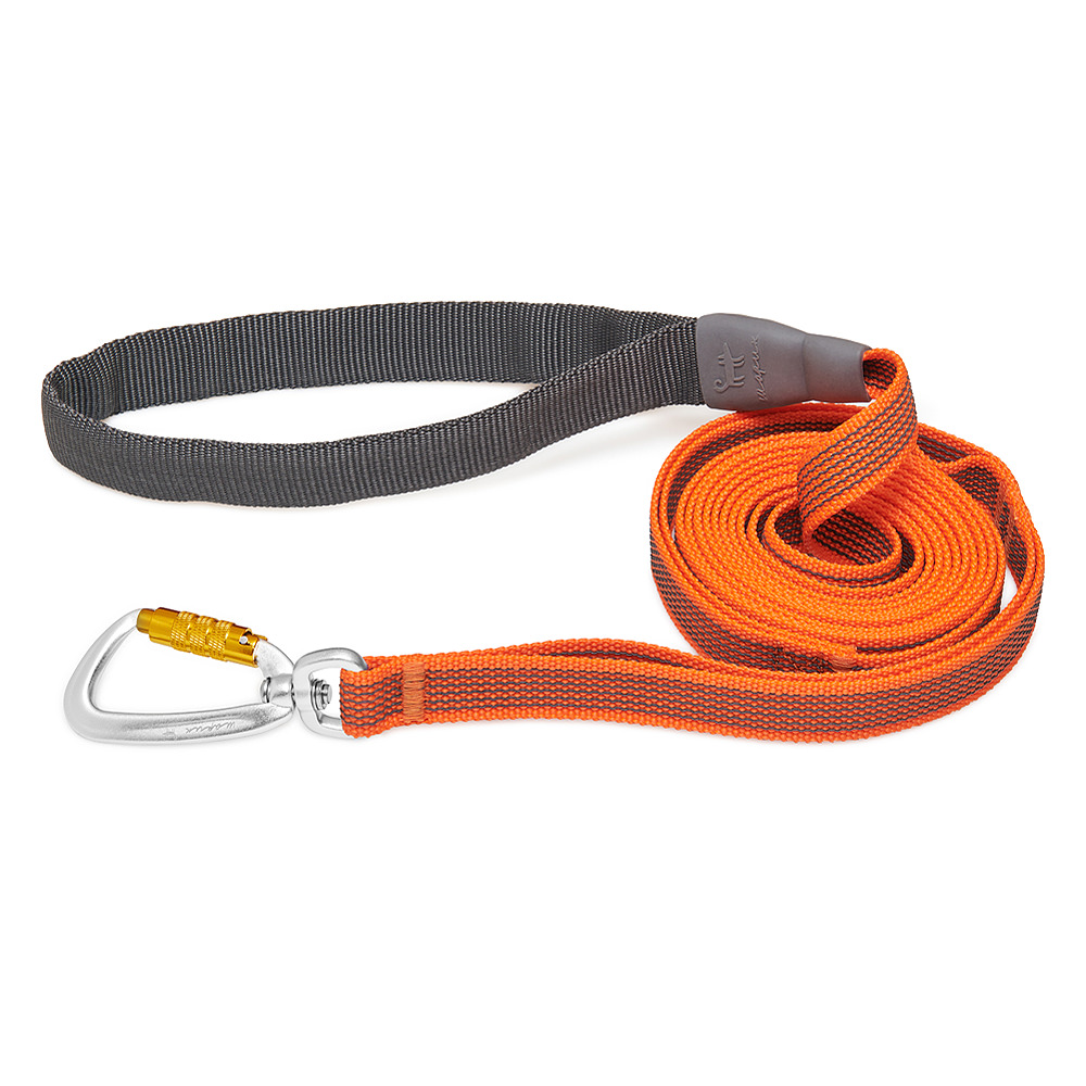 Поводок прорезиненный ОРАНЖЕВЫЙ