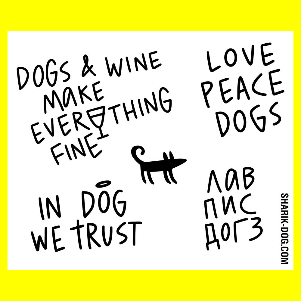 Сет переводных татуировок