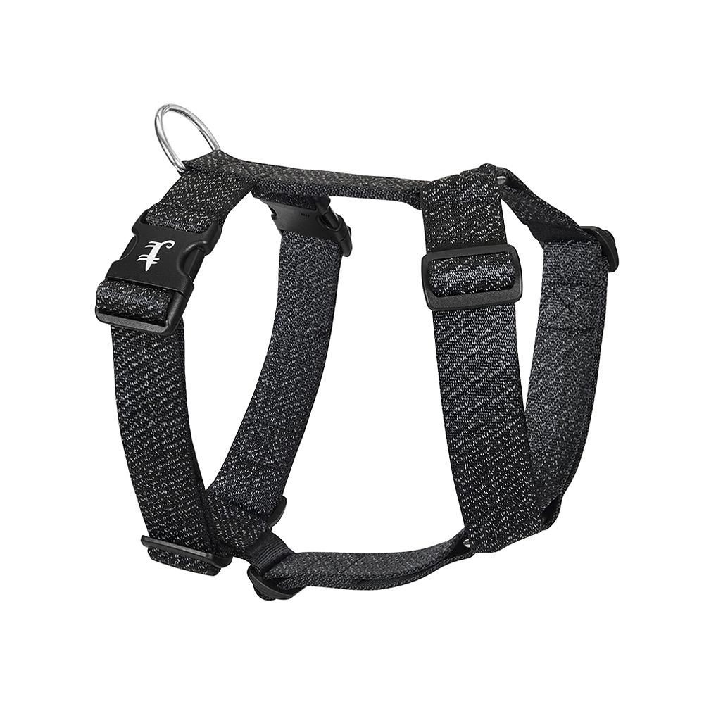 Широкая шлейка Я тебя УВИДЕЛ! (чёрная, светоотражающая)