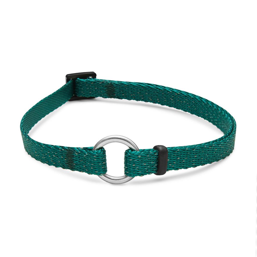 Шнурок для адресника Я тебя УВИДЕЛ! (изумрудный, светоотражающий)