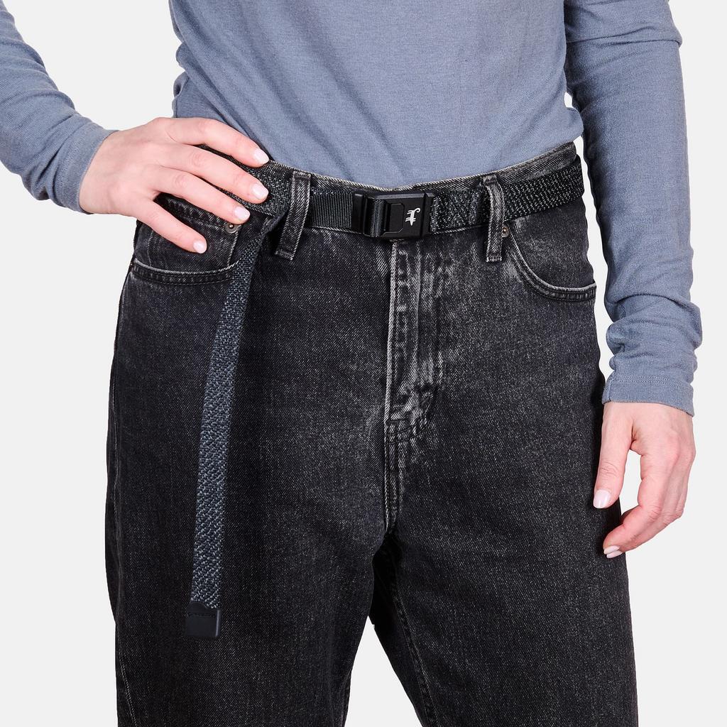 Ремень для человека Я тебя УВИДЕЛ! (чёрный, светоотражающий)