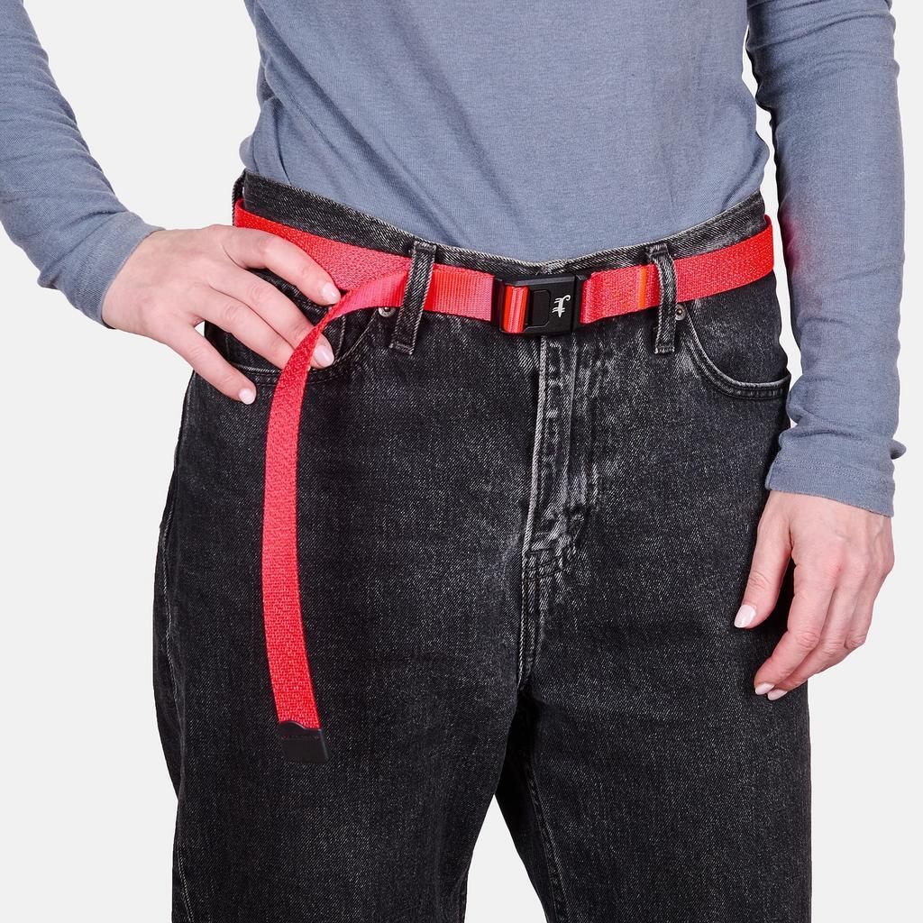 Ремень для человека Я тебя УВИДЕЛ! (оранжевый, светоотражающий)