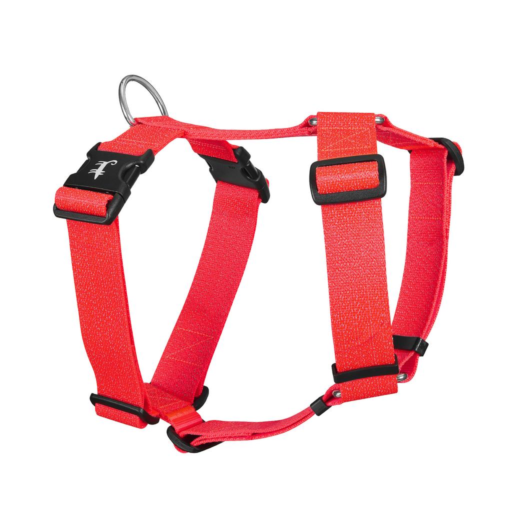 Широкая шлейка Я тебя УВИДЕЛ! (оранжевая, светоотражающая)