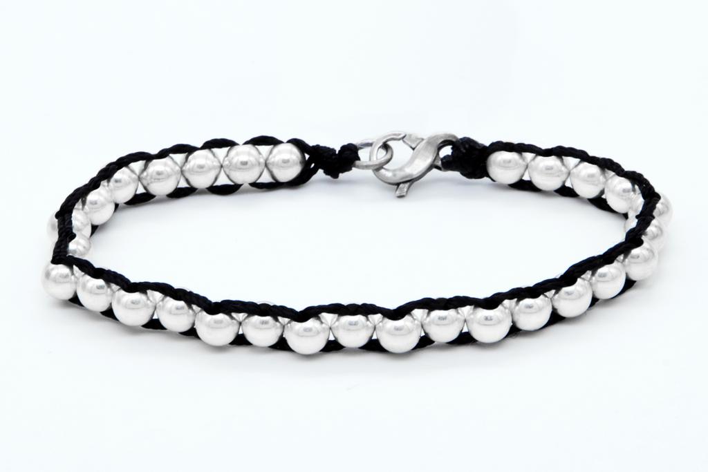 Браслет, серебро Am007 5mm