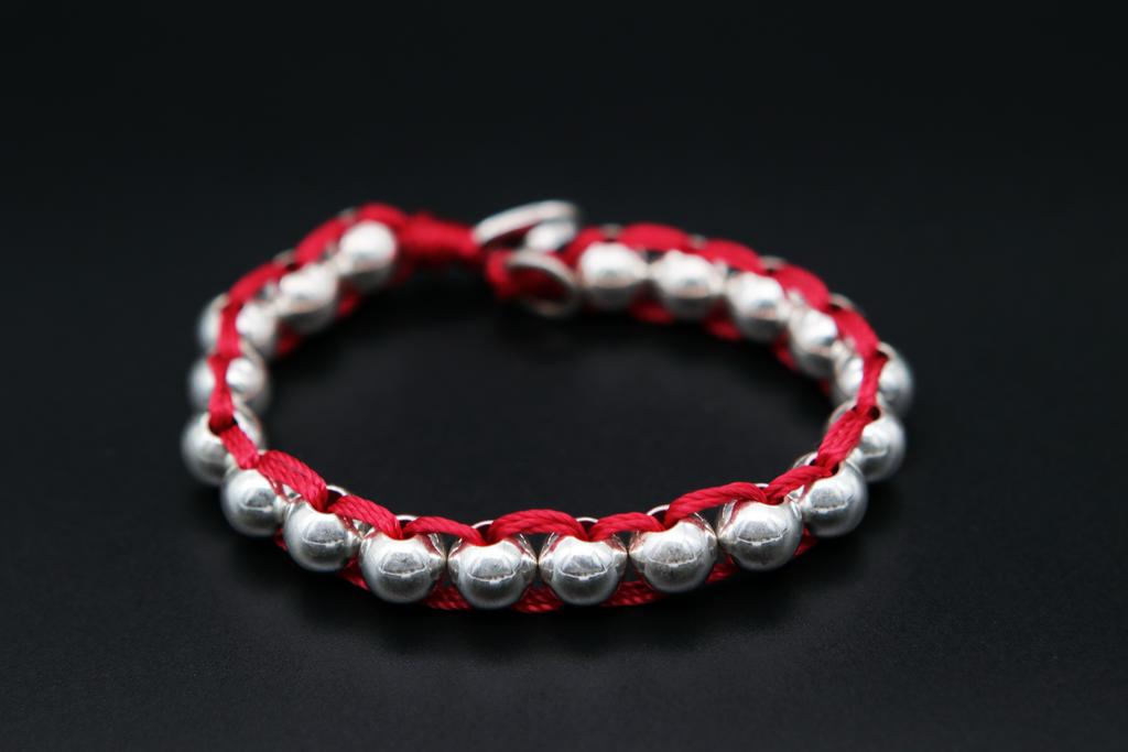 Браслет, серебро Am008 7mm