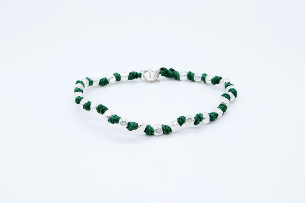 Браслет, серебро Am001 4mm