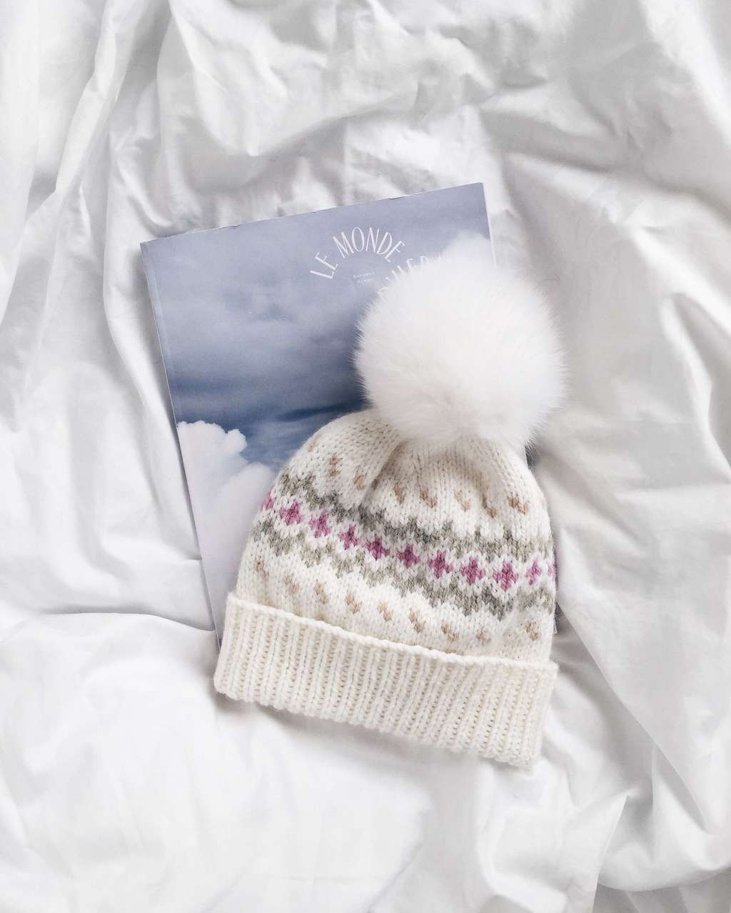 Описание Doodle Hat (шапка с жаккардом)