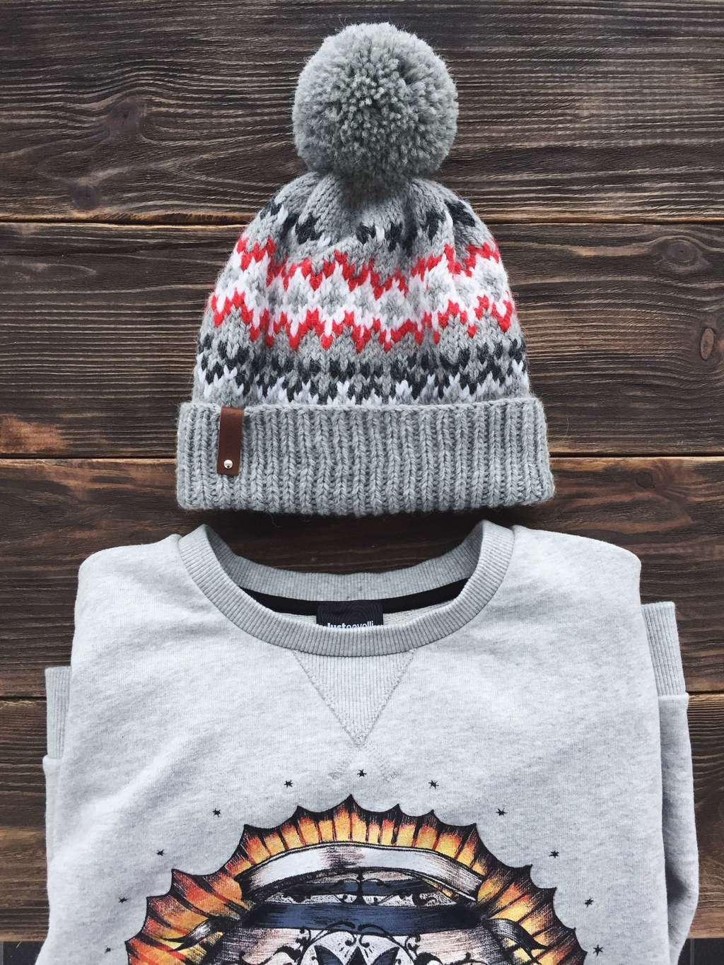 Описание Doodle Hat (шапка с жаккардом)