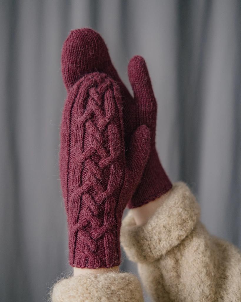 Описание варежек с аранами
