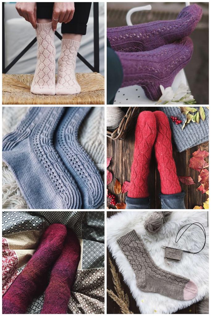 Набор из 7 носочных описаний