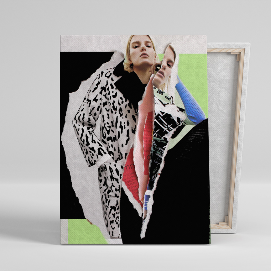 ТВОЯ ПРИРОДА // Картина-коллаж в интерьер