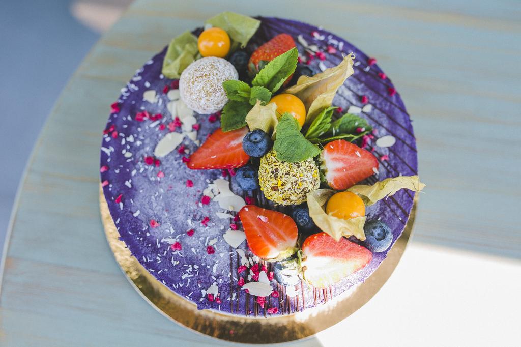 Rawcake черника-апельсин