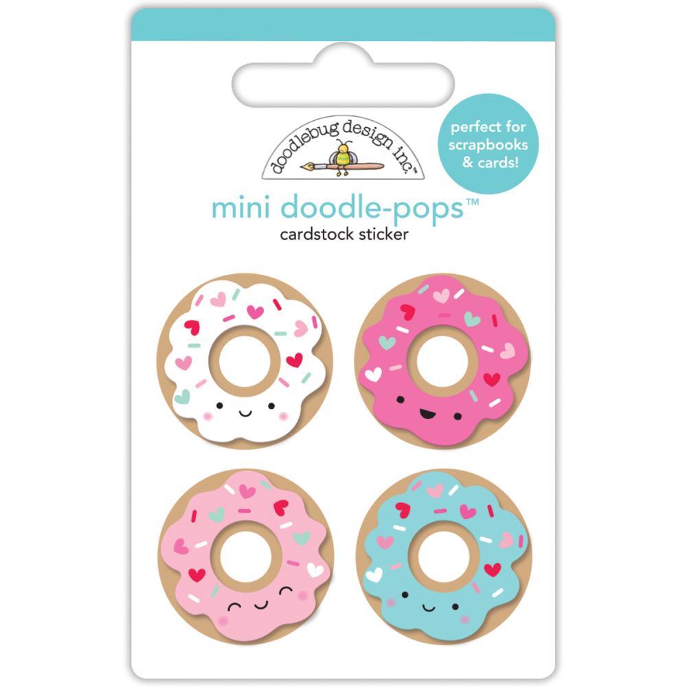 3D стикер Doodle-Pops Cream & Sugar Mini Donuts