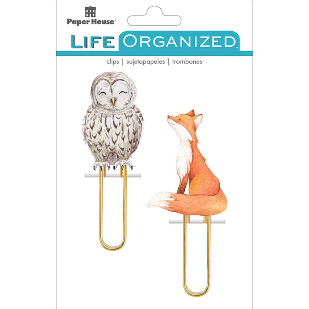 Зажимы для бумаги Paper House Life Organized Puffy Clips