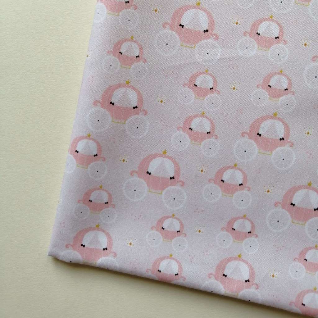 Отрез хлопка Unicorn & Organic collection - Карета для принцессы