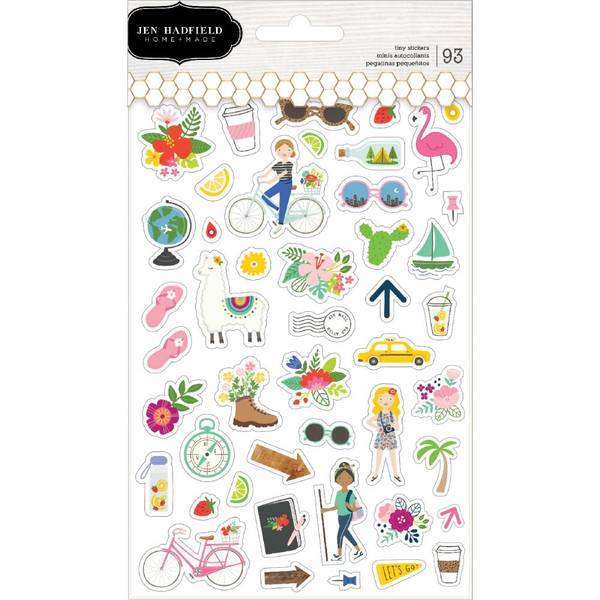Стикеры Jen Hadfield Chasing Adventures Clear Phrase & Icons Tiny Stickers