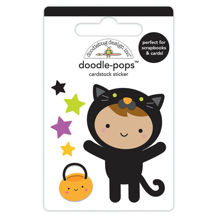 3D стикер Doodle-Pops Cute Kitty