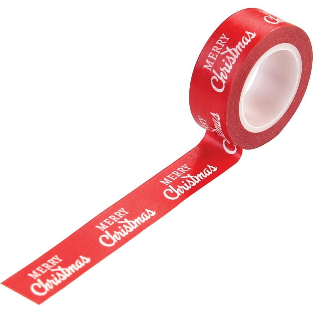 Декоративный бумажный скотч Carta Bella Merry Christmas Decorative Tape 30' Merry Christmas