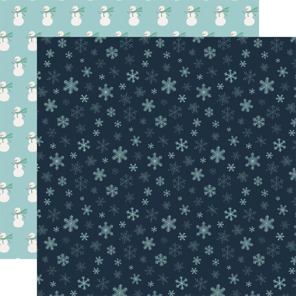 Двусторонняя бумага Carta Bella Snow Much Fun 12"X12" - Snowflakes