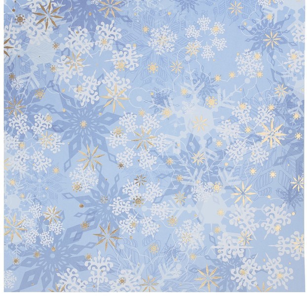 Бумага с фольгированием "Морозные узоры", ART UZOR, 30,5 х 30,5 см