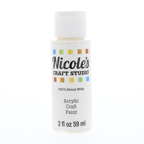 Акриловая краска от Nicole's Craft Studio 2 oz. - Almost White