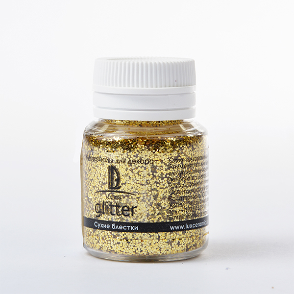Глиттер LUXART 20 мл - золото