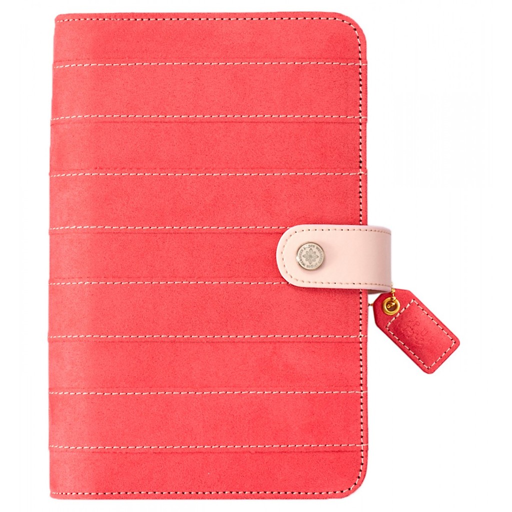 Планер без внутреннего наполнения от Websters pages - Pink Stripe Suede