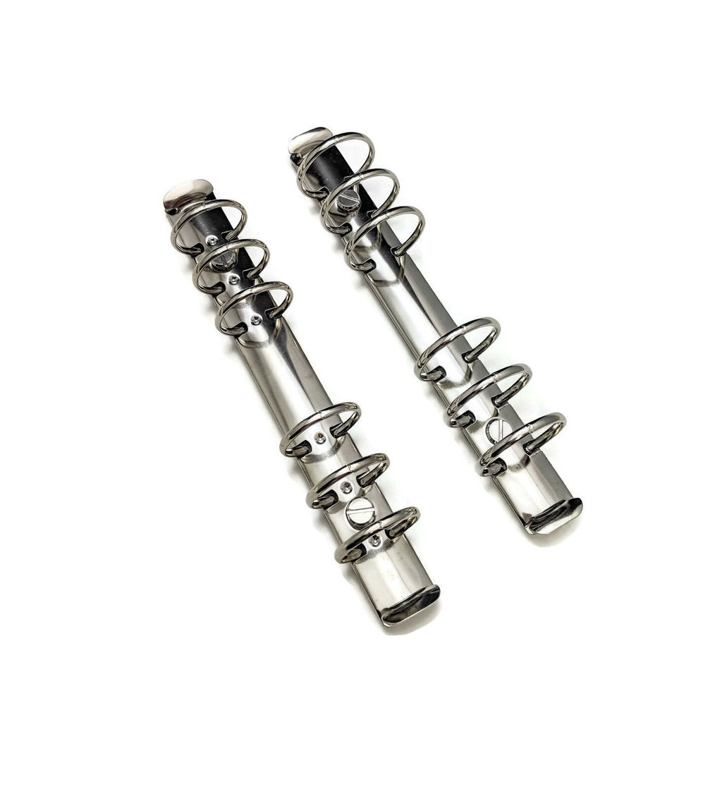 Кольцевой механизм А5, диаметр колец 2,5 см - серебро